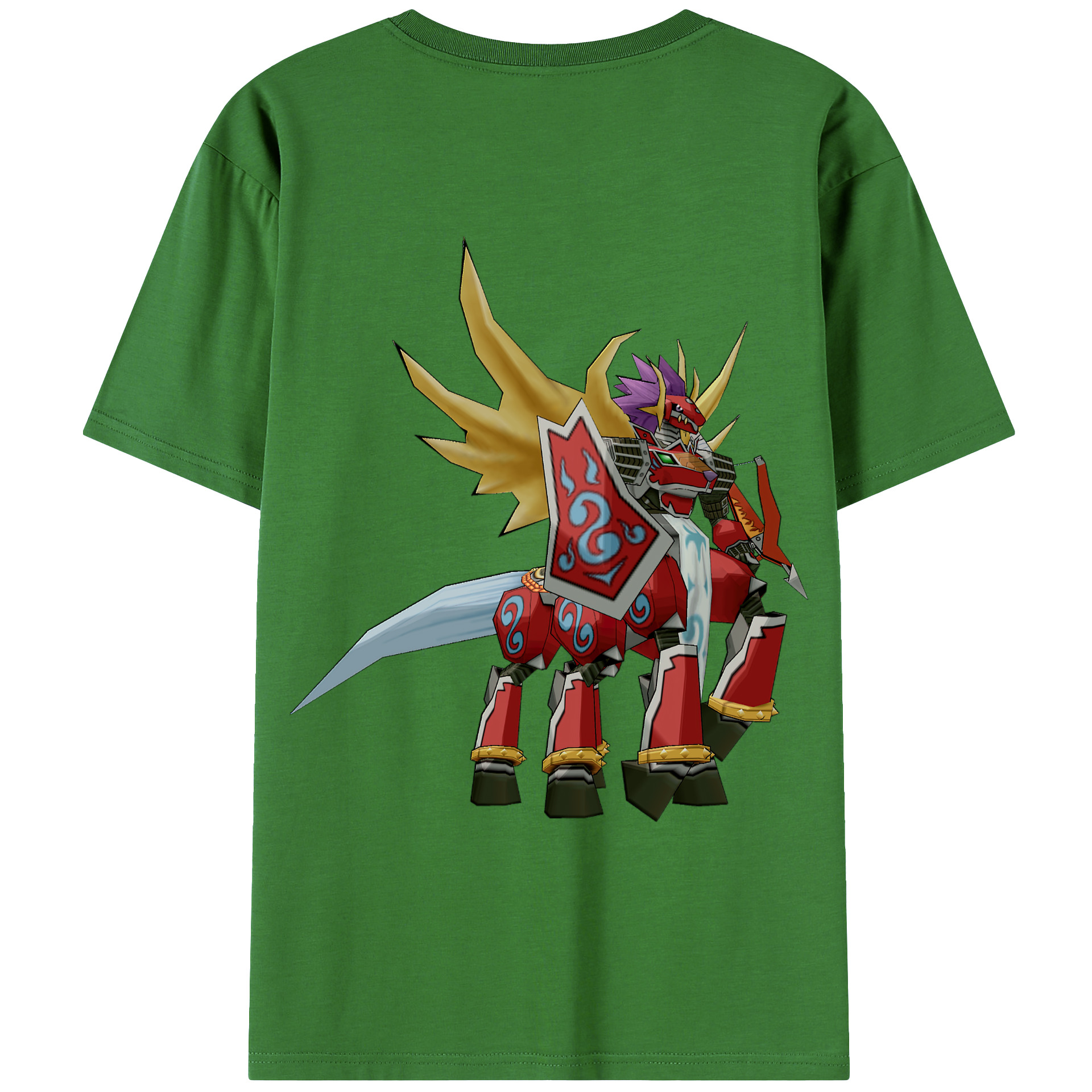 （画像用） Digimon デジタルモンスター/デジモン レディース半袖Tシャツ(バックプリント)